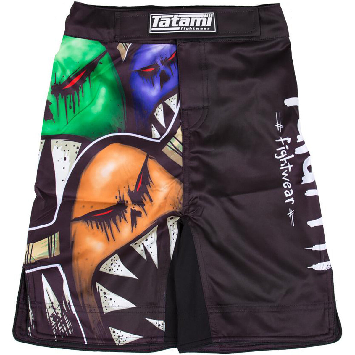 Kids MMA Fight Shorts with Graphic Design - Durable Polyester/Spandex