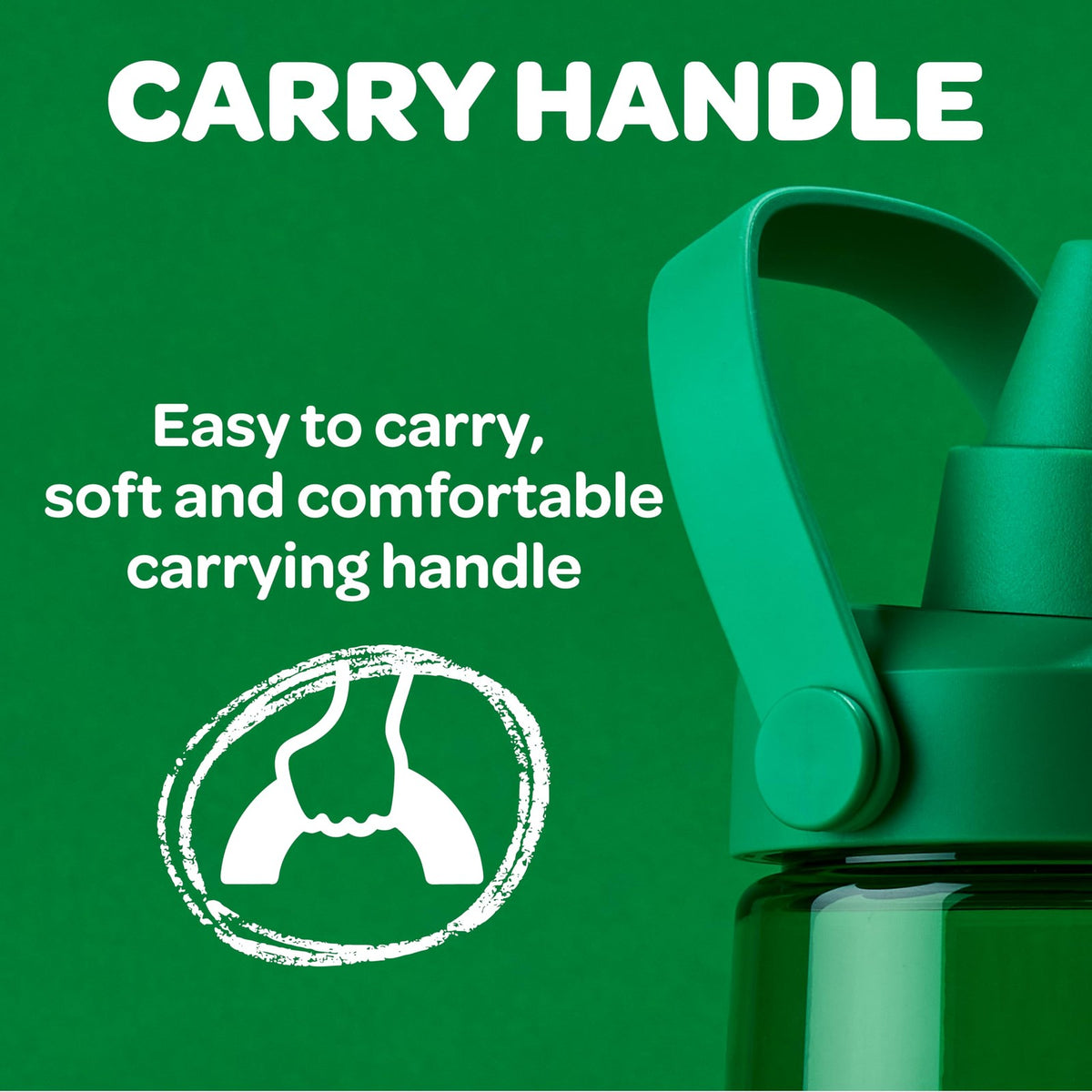 25oz Green Fast Flow Water Bottle with Chug Lid - Durable Tritan Material