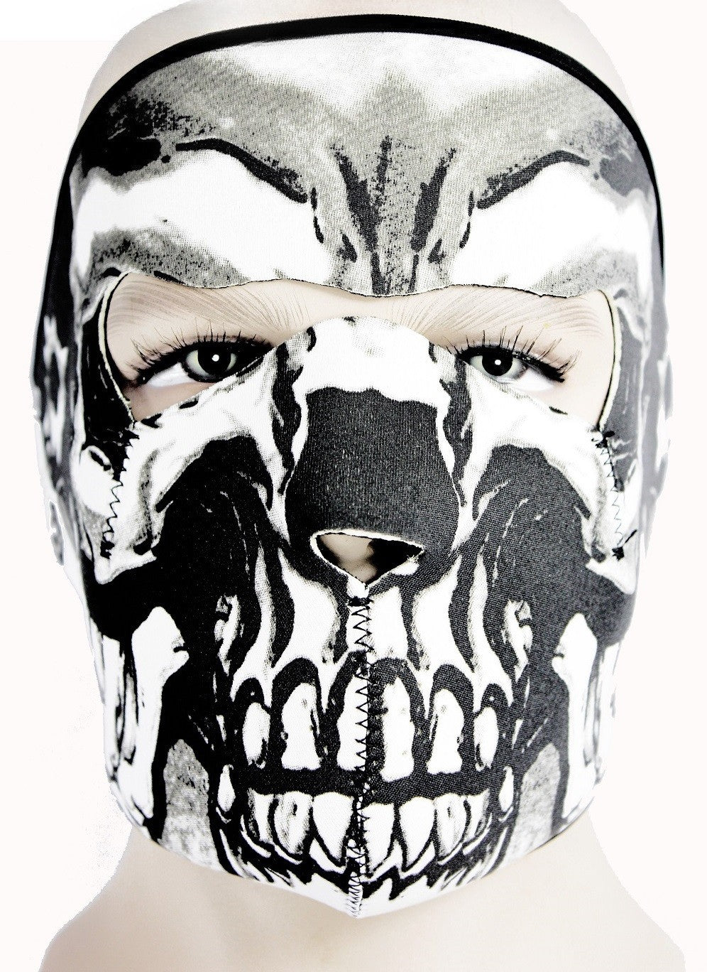 Halloween Skeleton Ghost Skull Face Mask Unisex Balaclava for Outdoor & Cosplay