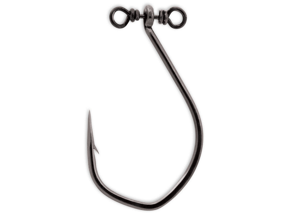 Drop Shot Fishing Hooks Set - Eliminates Line Twisting, Multiple Sizes