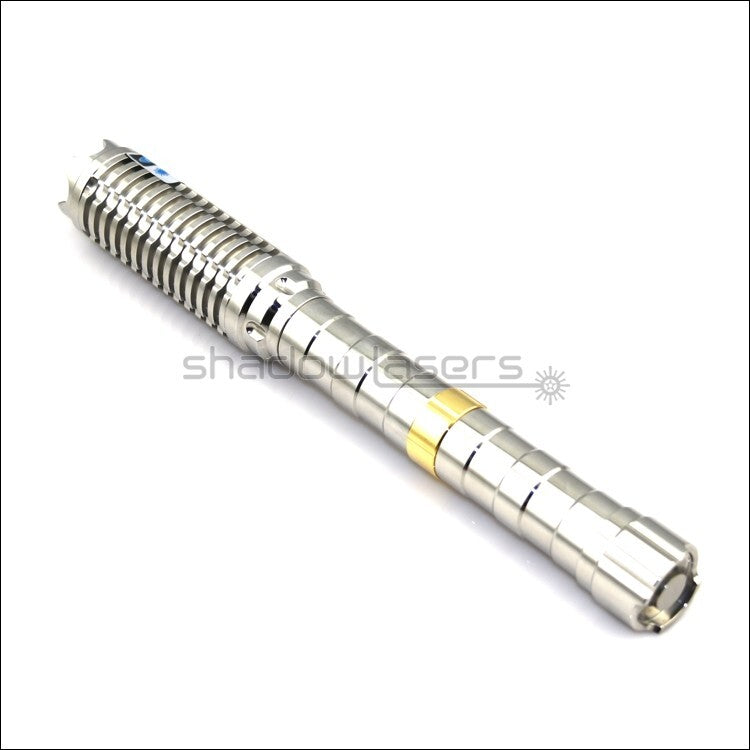 Adjustable Focus Purple Laser Pointer 405nm with Case, Visible Beam, US