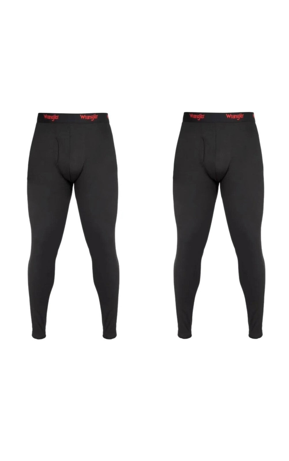 Thermal Waffle Pants for Men - 2XL Black Insulated Performance Pants