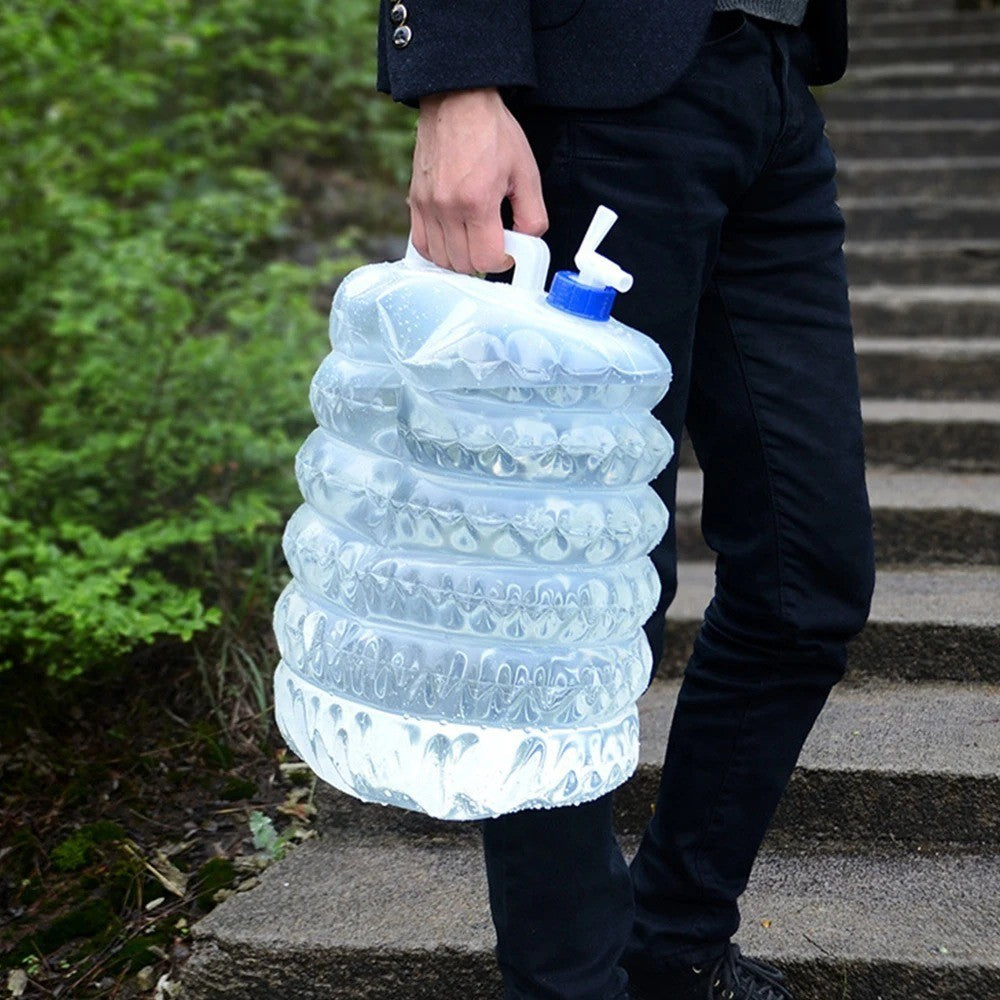 Portable Collapsible Water Bucket for Camping Outdoor Hiking 3L-15L