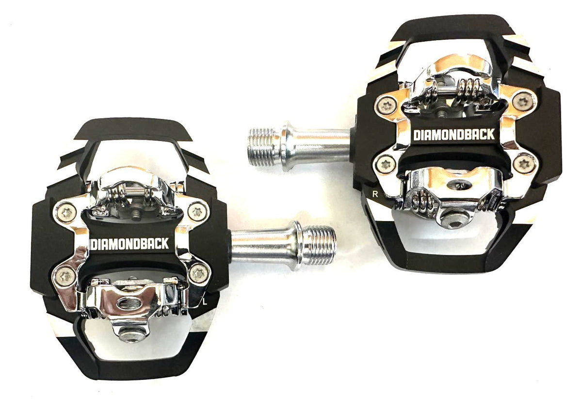 Mountain Bike Clipless Pedals with Cleats - Diamondback Trail