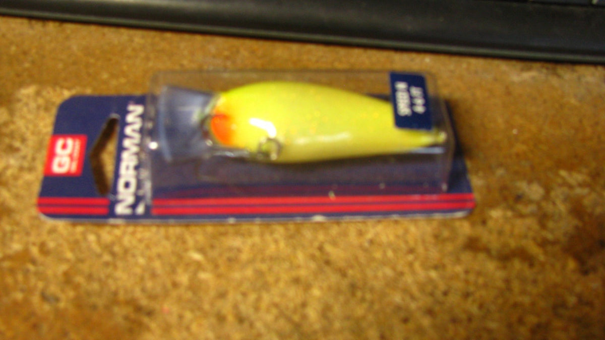 Norman Speed N Crankbait 1/2 oz Diver Fishing Lure - Chartreuse Blue