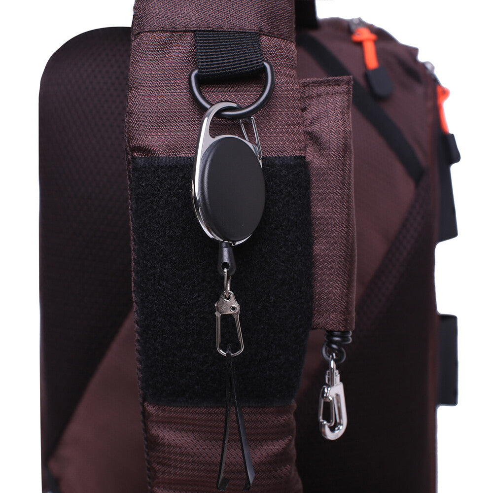 Fishing Tackle Backpack with Multiple Storage Compartments and Adjustable Shoulder Strap