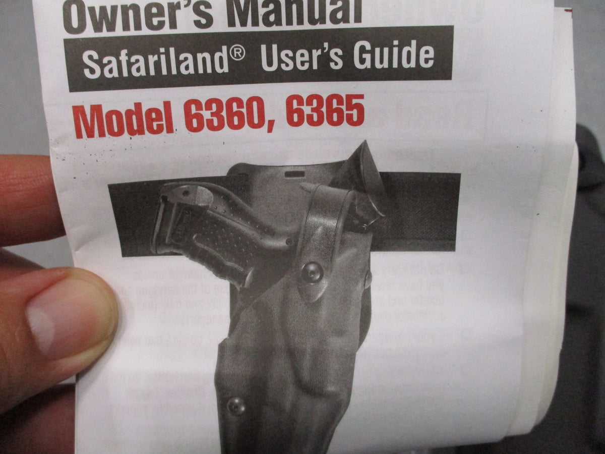 Safariland Level III Duty Holster for SIG P320 Light-LH Black