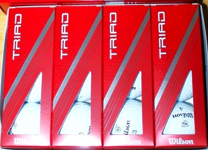 Wilson Triad 3U Golf Balls - 2 Dozen, New 2024 White High MOI