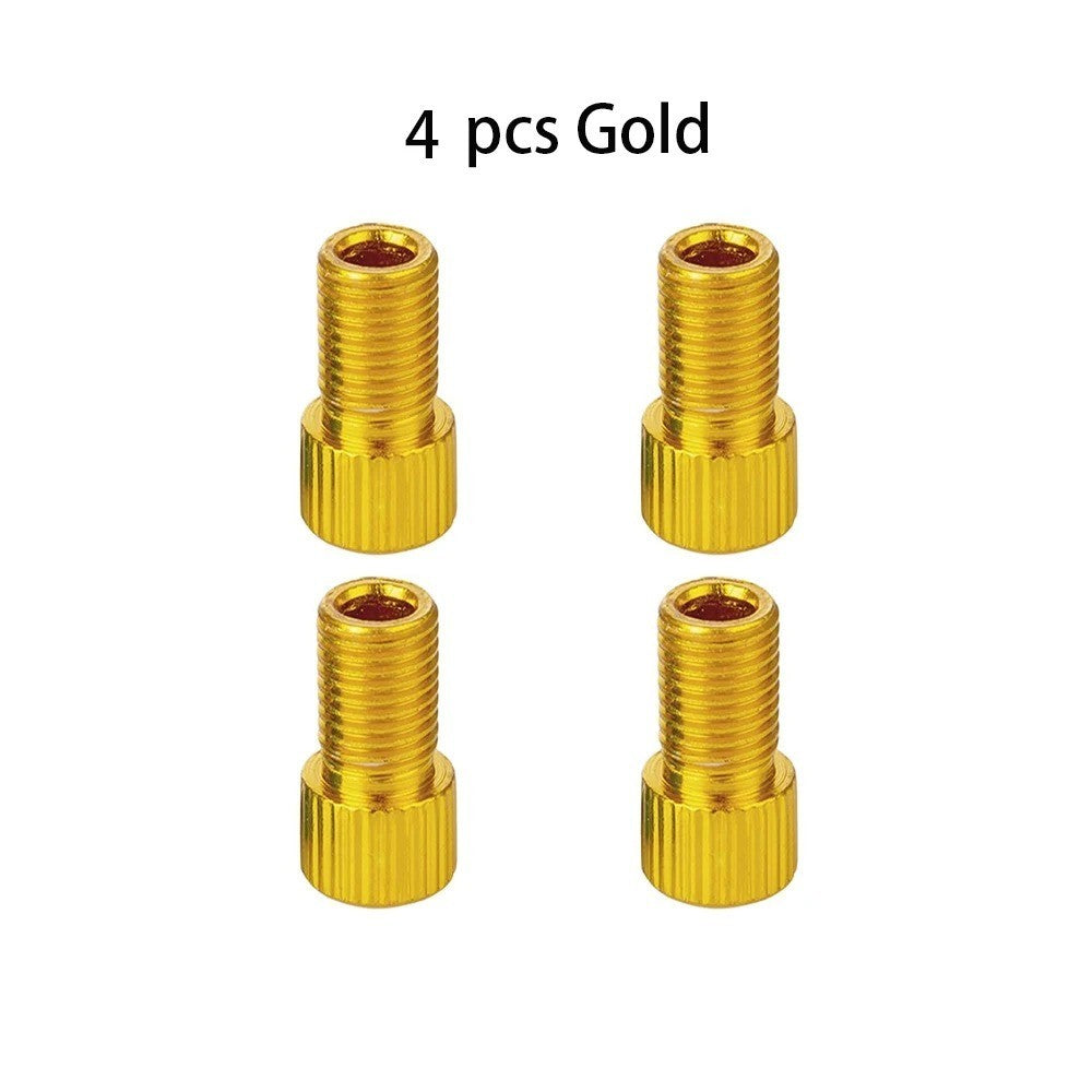 10 Color Presta to Schrader Valve Stem Adapter for Bicycle Tires