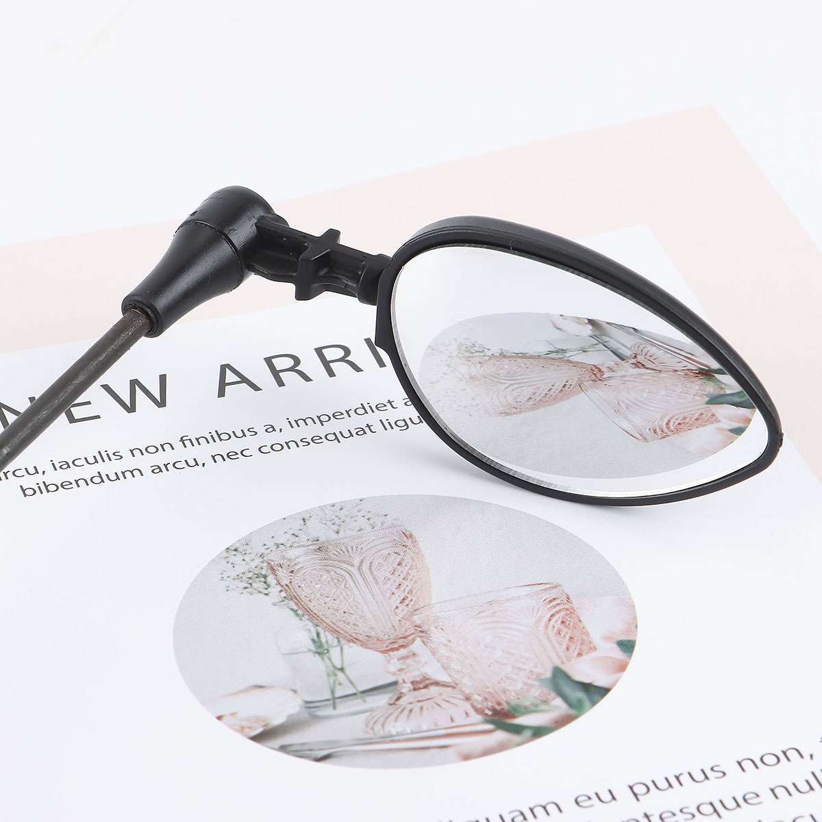 360° Bicycle Helmet Rearview Mirror for Cycling Safety - Adjustable, Lightweight