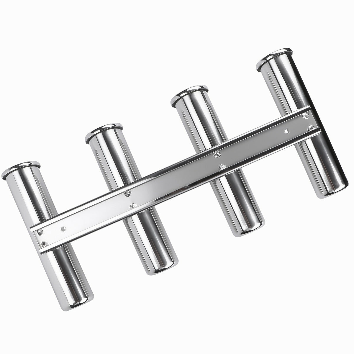 Marine Stainless Steel Fishing Rod Holder Rack for Boats & Yachts - 4 Link Tubes