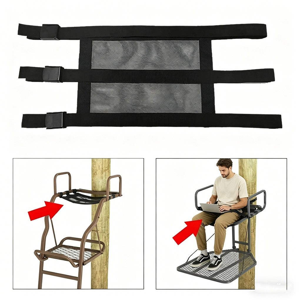 Universal Tree Stand Seat Replacement - Adjustable Outdoor Ladder Stand Seat
