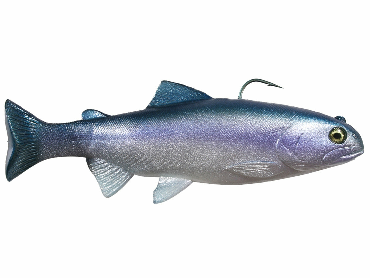 8-Inch Trout Swimbaits with Adjustable Rate of Fall - Realistic Lures for Freshwater Fishing