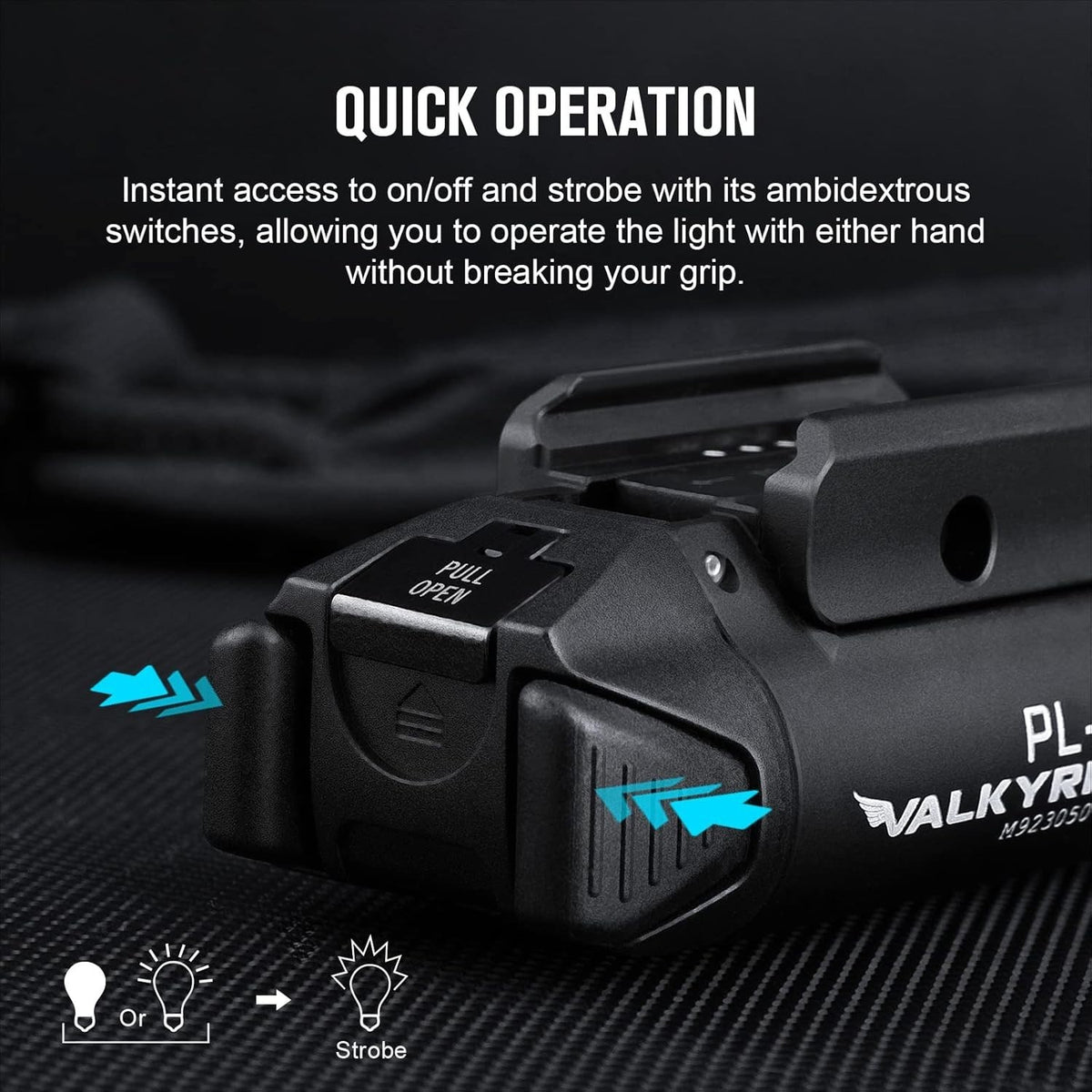 Olight Valkyrie PL-3S 1000 Lumen with Rail Mount - Desert Tan