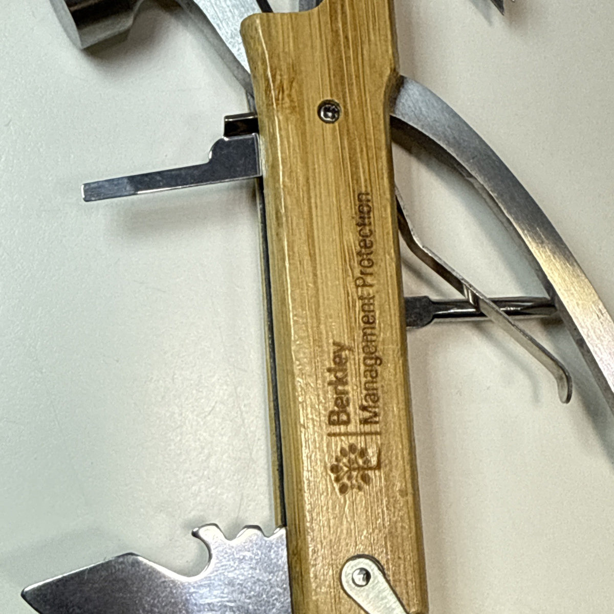 12-Inch Multi-Tool Hammer with Wood Handle and Stainless Steel