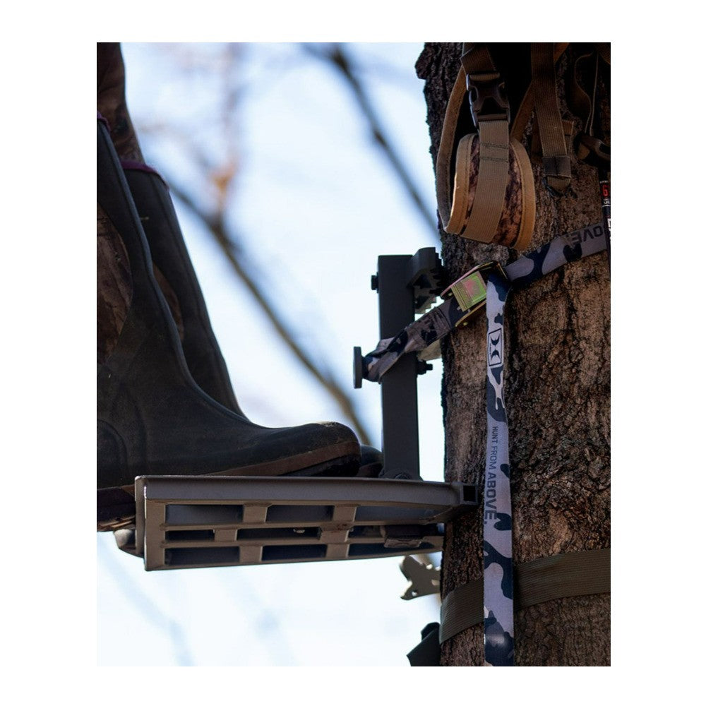 Hunting Tree Platform with Digger Teeth & Silent Attachment for Mobile Stands