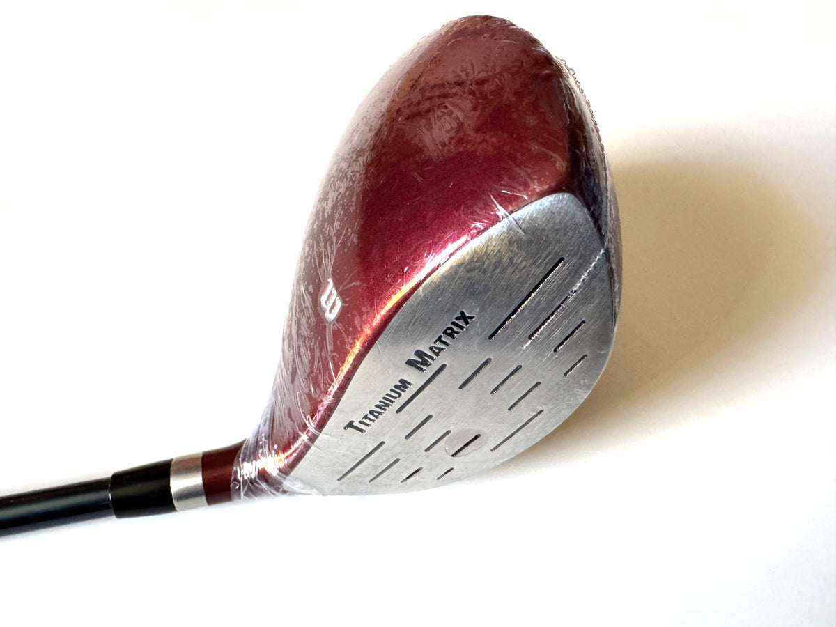 Wilson Dyna Balance Titanium Driver Golf Club Men's Flex Red LH - 3 Pack