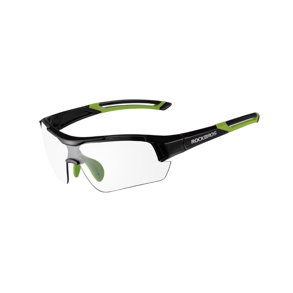 Photochromic Cycling Sunglasses with Polarized UV 400 Protection - Lightweight Full Frame Eyewear