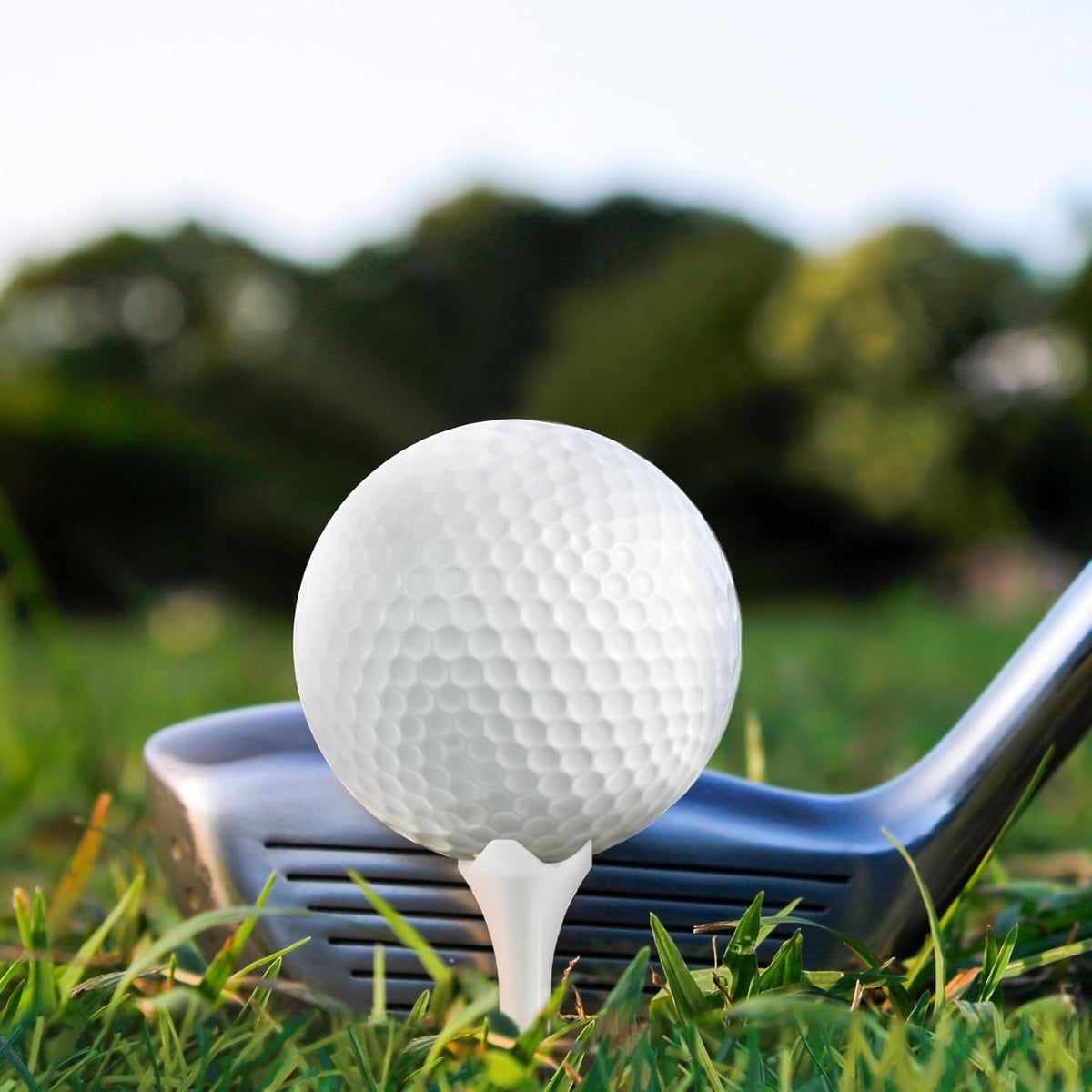 1.5 Inch Plastic Golf Tees Set - Short, Durable, 120 Pack for Driving Range & Course
