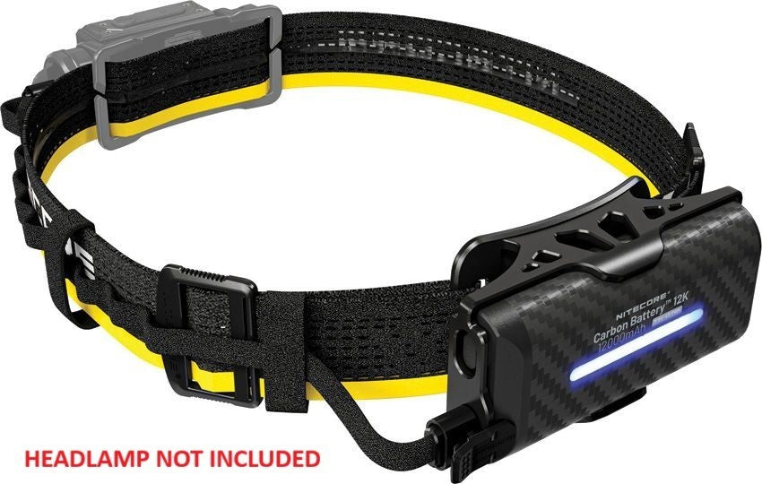 Rechargeable Carbon Battery Kit for Headlamps - Water & Impact Resistant