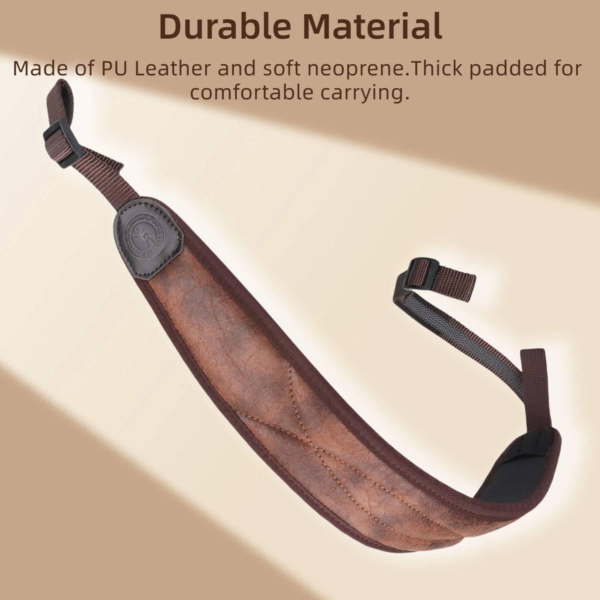 Neoprene Padded Rifle Sling with NonSlip 2 Point Gun Strap for Hunting