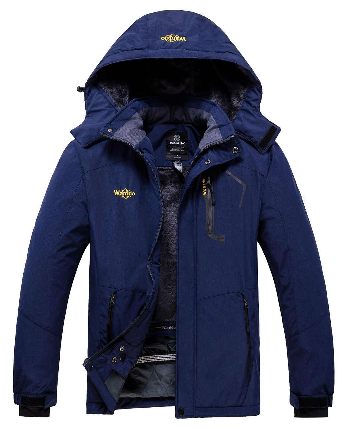Men's Waterproof Winter Jacket - Warm Ski & Snowboarding Coat with Hood