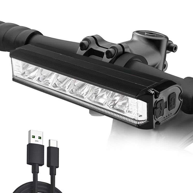 Rechargeable LED Bicycle Light Front Bike Lamp 1400 Lumens Waterproof
