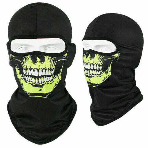 Unisex Skull Ski Mask Balaclava Ghost Bandana Full Face Mask for Outdoor Activities