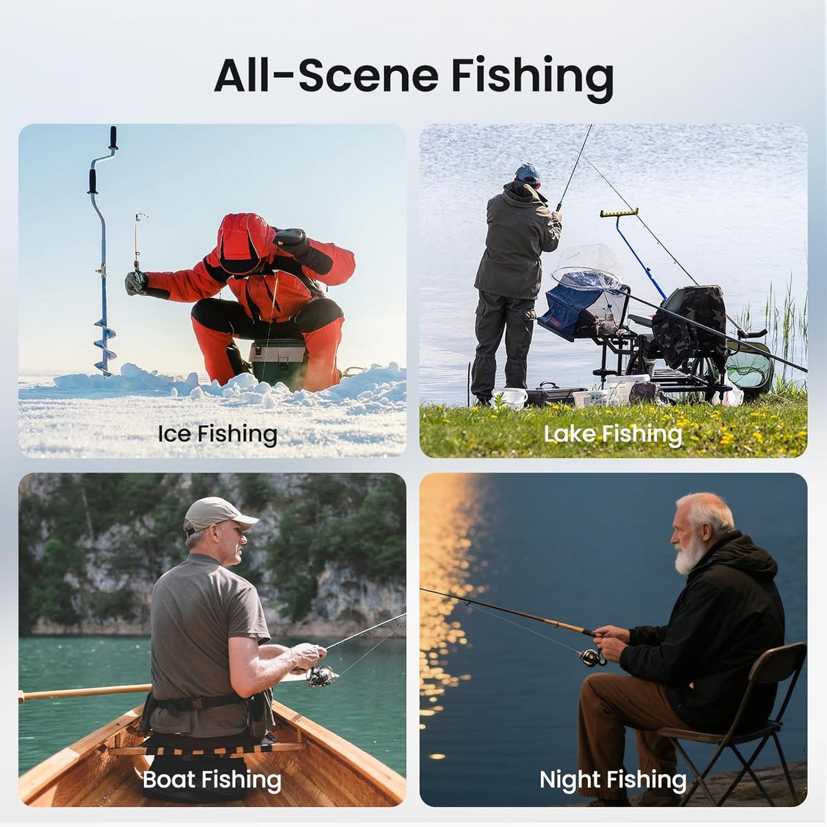 Underwater Fishing Camera 5-Inch HD DVR Fish Finder with Night Vision