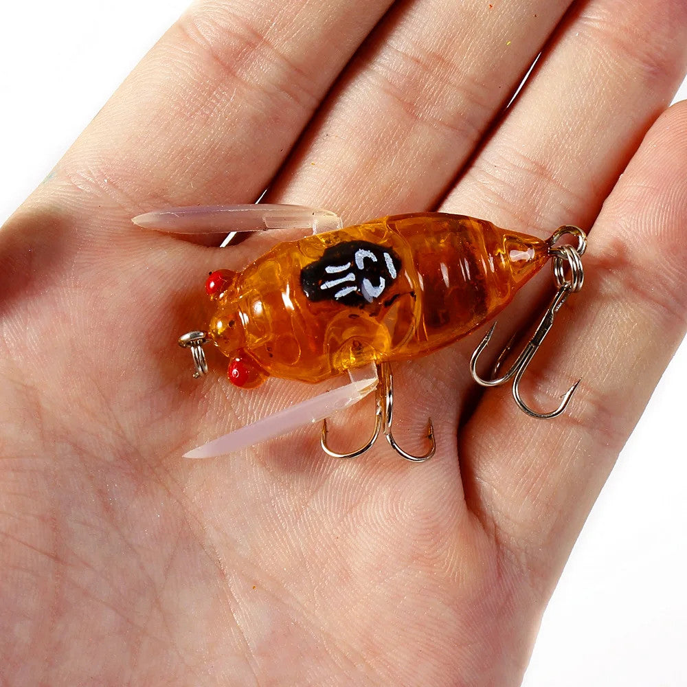 Holographic Cicada Fishing Lure 2024 Hard Bait for Freshwater & Saltwater