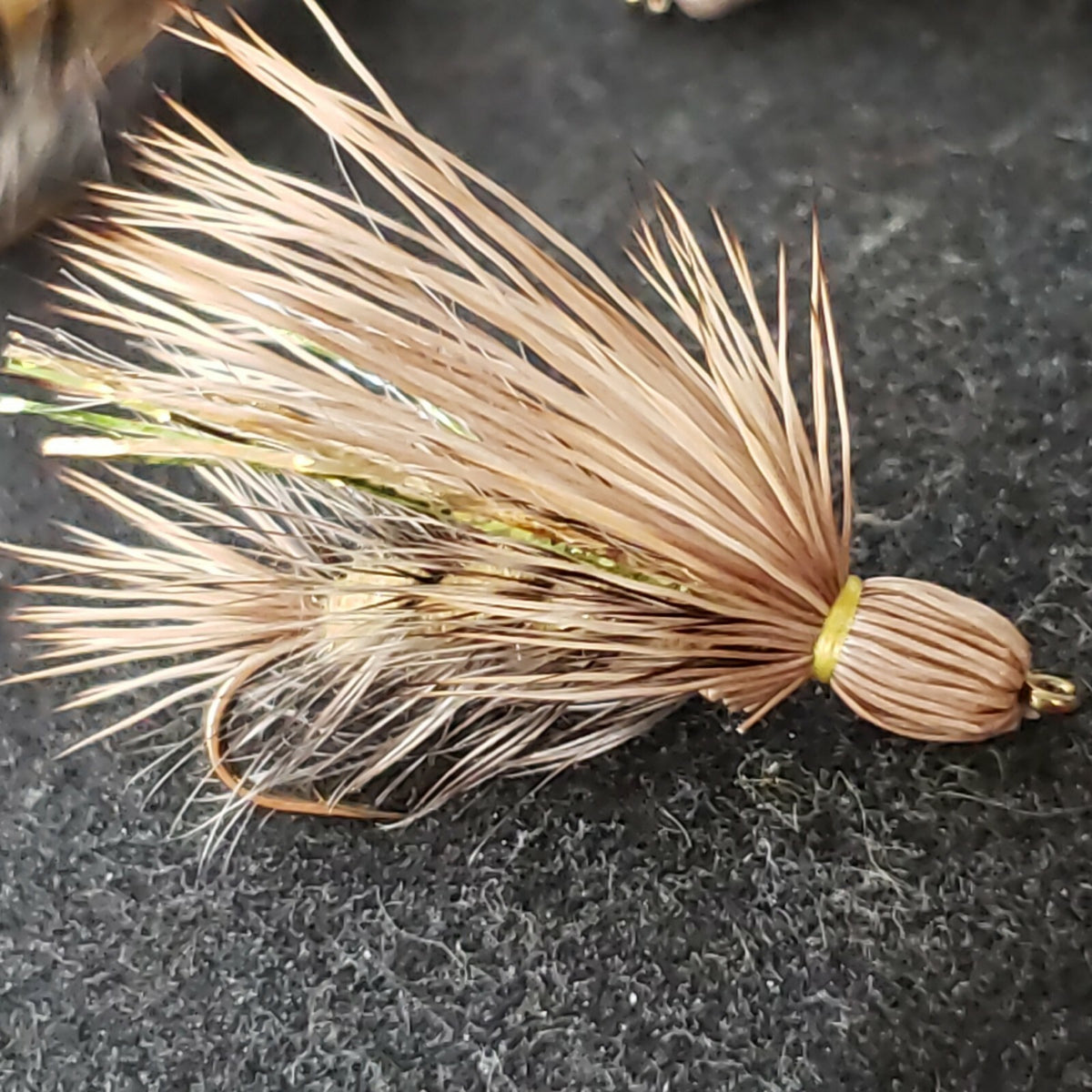 Fly Fishing Dry Flies Rulling Stone #8 Olive - Custom Tied Trout Flies