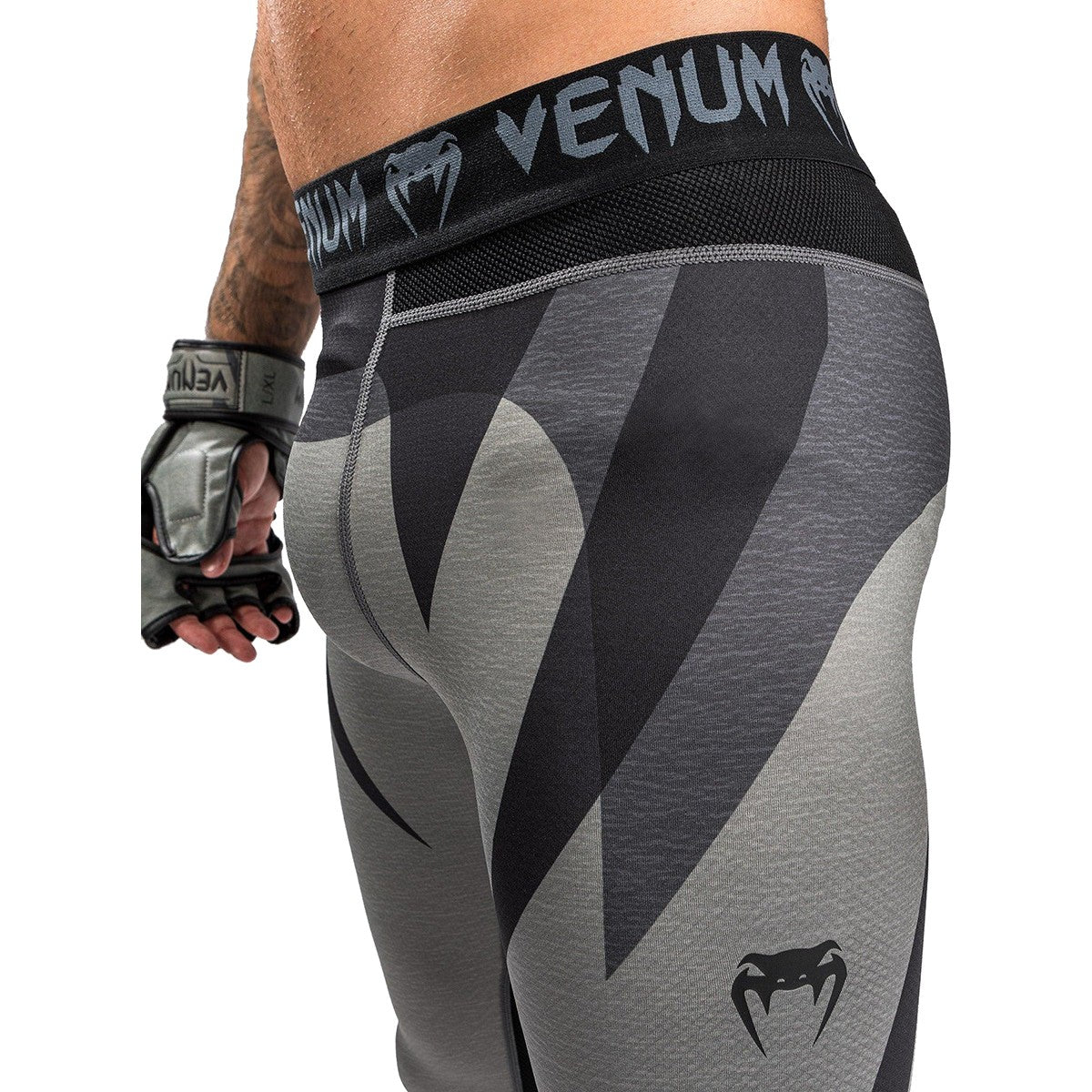 Compression Spats for Boxing & Martial Arts - Mineral Green