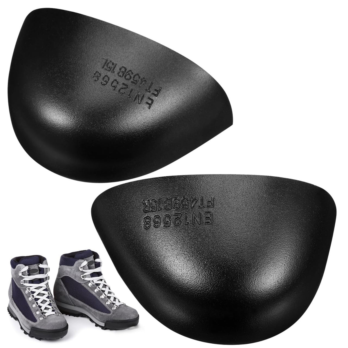 Steel Toe Guard Inserts for Shoes - Work Safety Toe Caps, 1 Pair