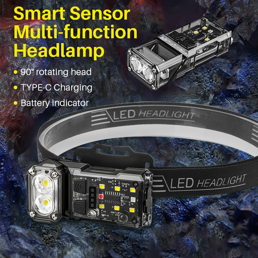 Rechargeable LED COB Work Light with Magnetic Base & Hand Wave Sensor