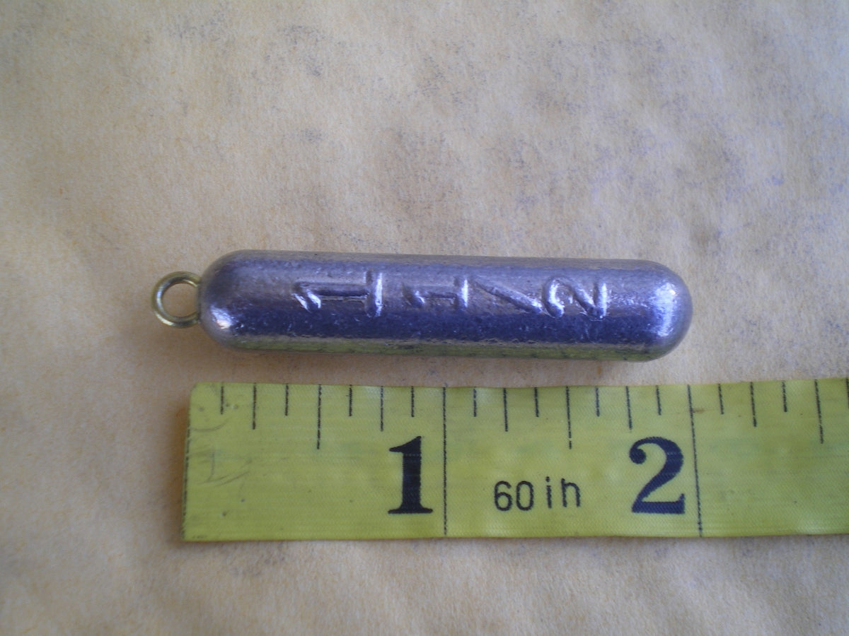 15 pcs Fishing Sinkers Bottom Bouncer Pencil Sinker 1.5 oz Brass Eye 1-7/8"