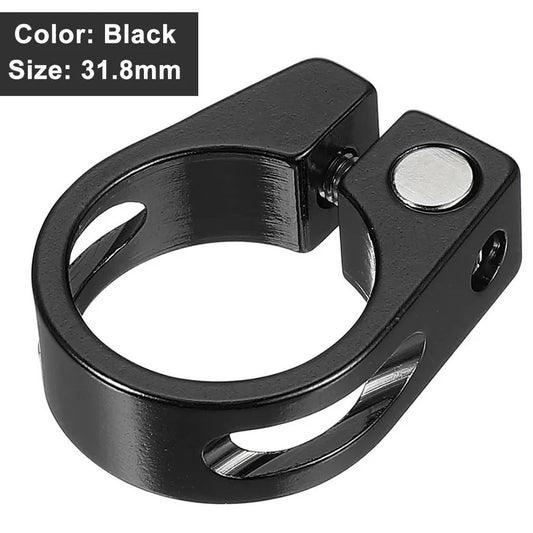 Aluminum Alloy Bike Seat Post Clamp for MTB Road Bicycle - Multiple Sizes & Colors