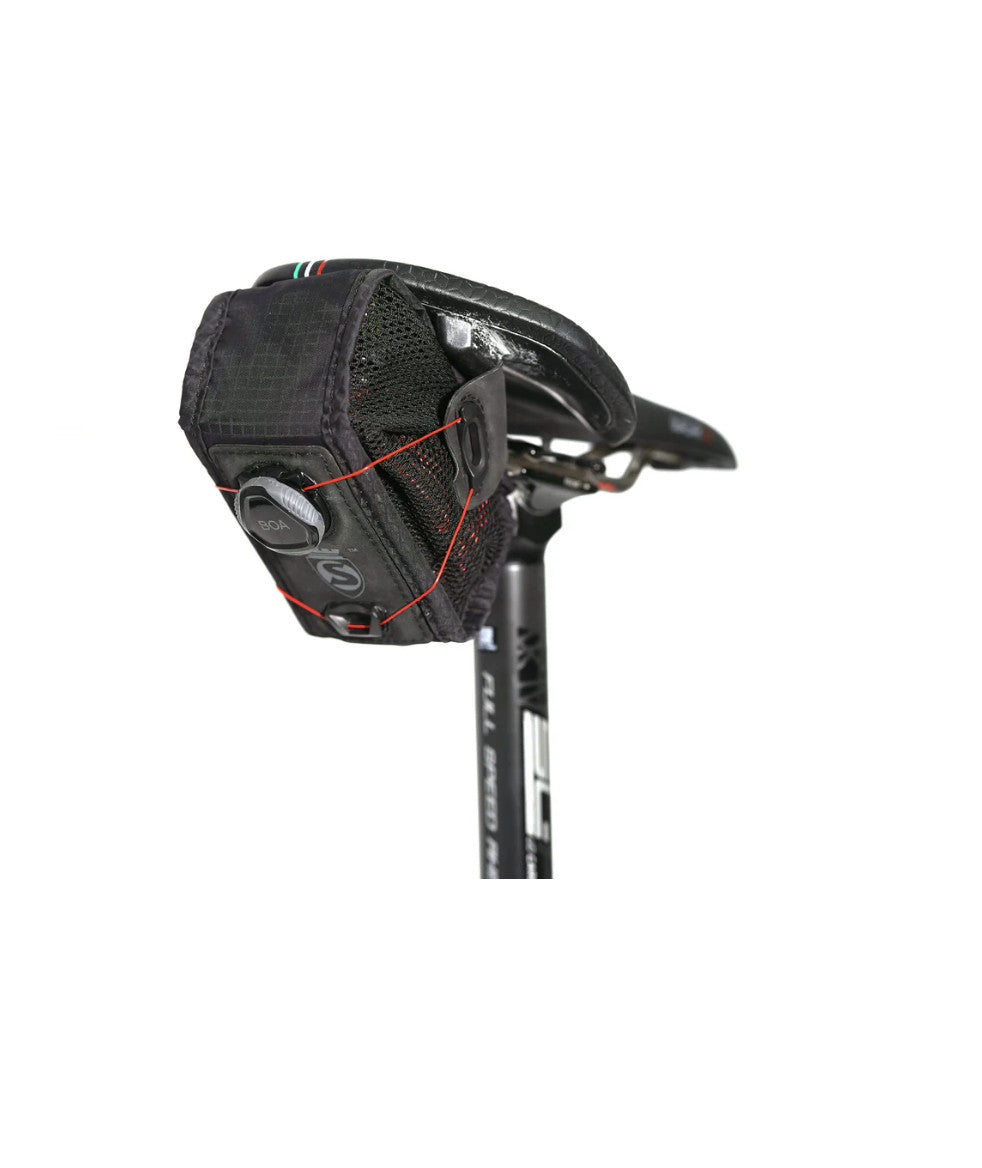 Bike Saddle Bag - Durable Web Mount Bicycle Seat Storage