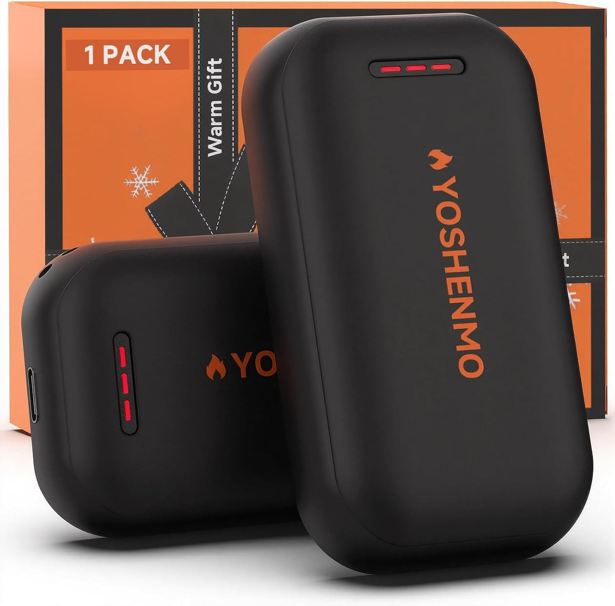 Rechargeable Electric Hand Warmers - Reusable Pocket Heaters for Winter, Camping & Outdoors (2 Pack)