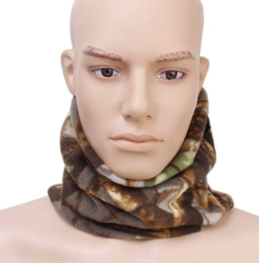 Winter Polar Fleece Neck Gaiter Face Mask - Windproof & Cold Weather