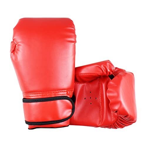 Kids Boxing Gloves for Kickboxing Muay Thai MMA - Red