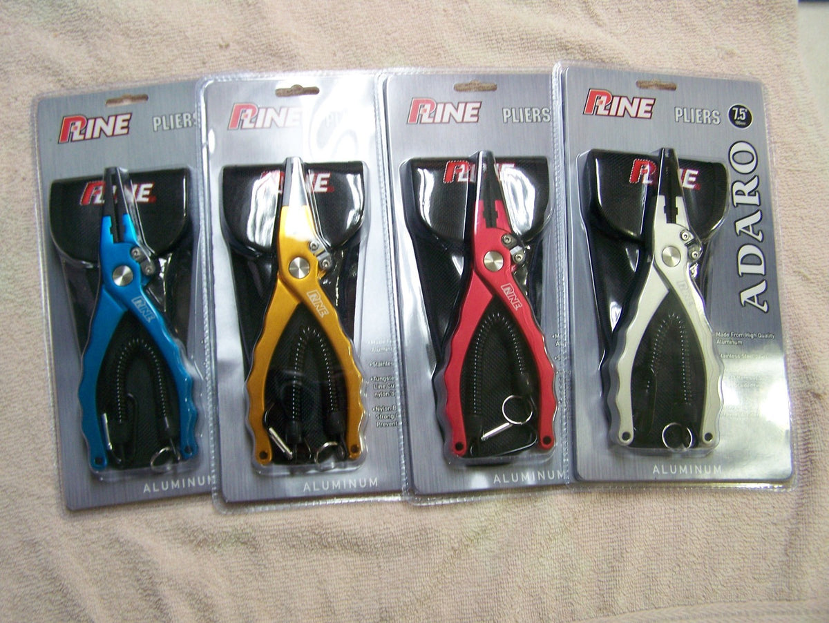 Aluminum Fishing Pliers with Line Cutter and Sheath - 7.5 Inch Saltwater Tackle