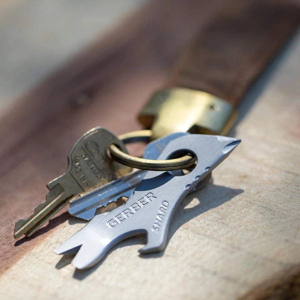 Gerber 7-in-1 Keychain Multitool with Bottle Opener and Screwdriver