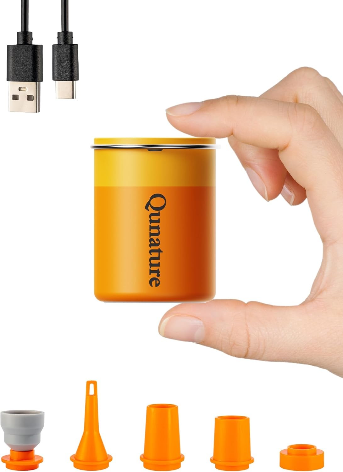 Mini Air Pump Portable Rechargeable Inflatable Pump with Camping Light