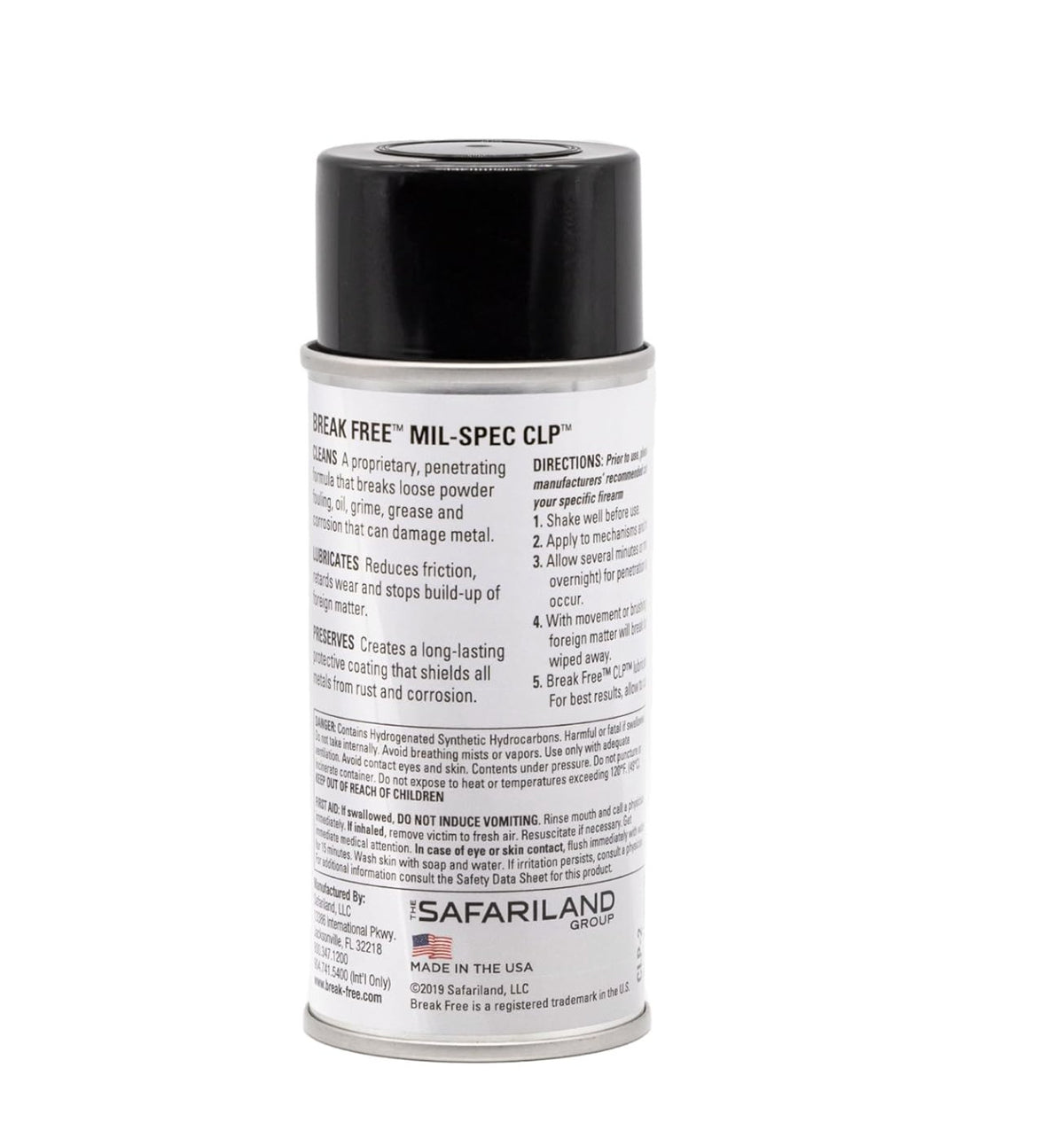 Gun Lubricant Cleaner Protectant 4 oz with 100 Swabs & 200 Patches