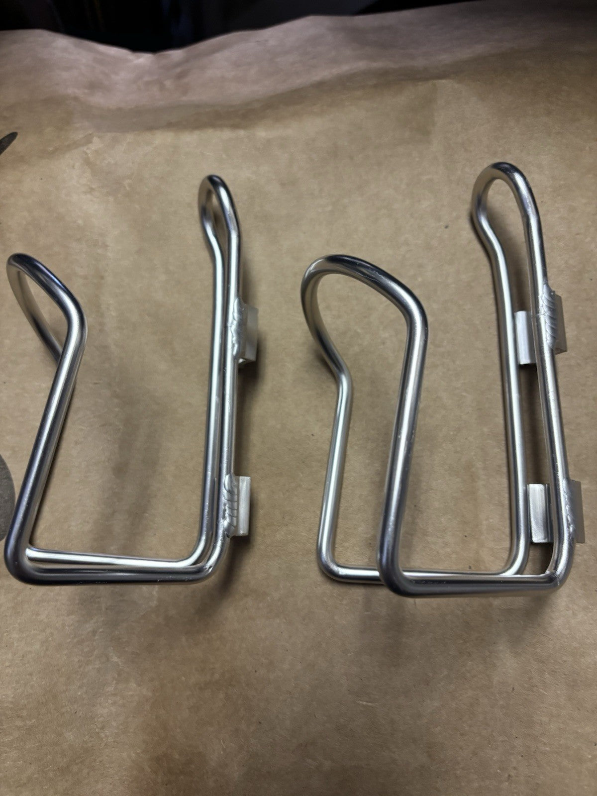 Silver Alloy Bicycle Bottle Cage - Set of 2 Cycling Accessory