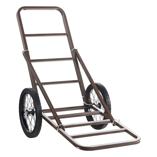 Folding Deer Game Cart Heavy Duty Utility Dolly 300 LBS Capacity