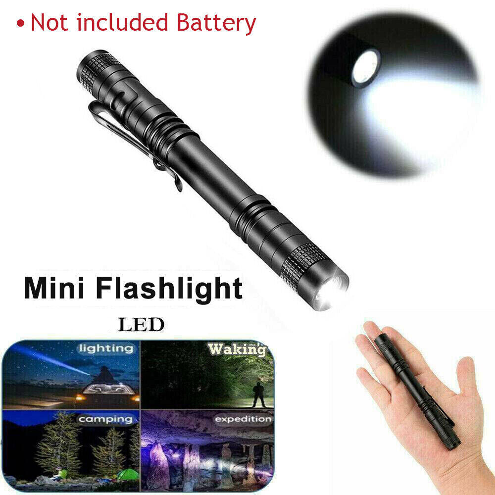 LED Pen Flashlight 100000LM Portable Torch for Camping & Outdoor Use