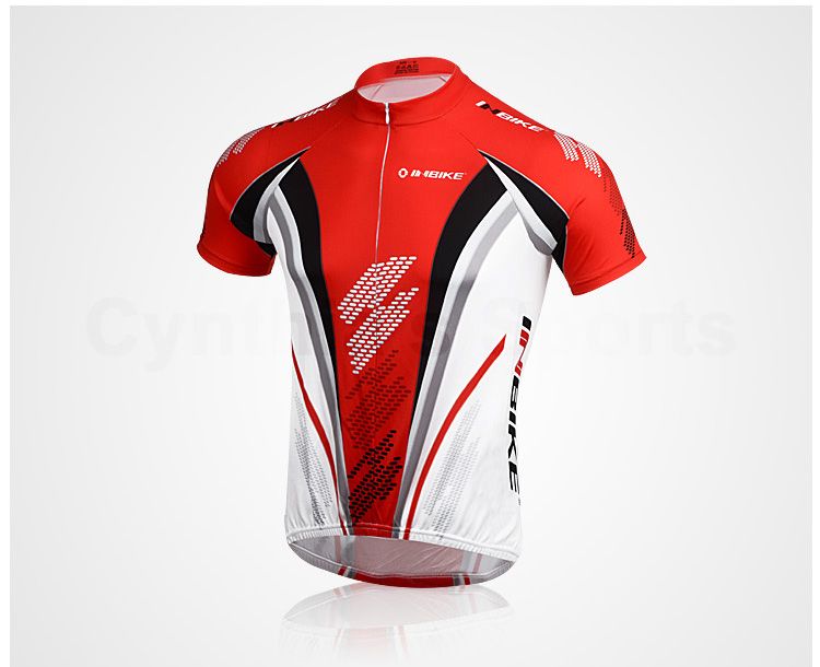 Men's Cycling Jersey Short Sleeve Breathable Moisture-Wicking Sports Shirt