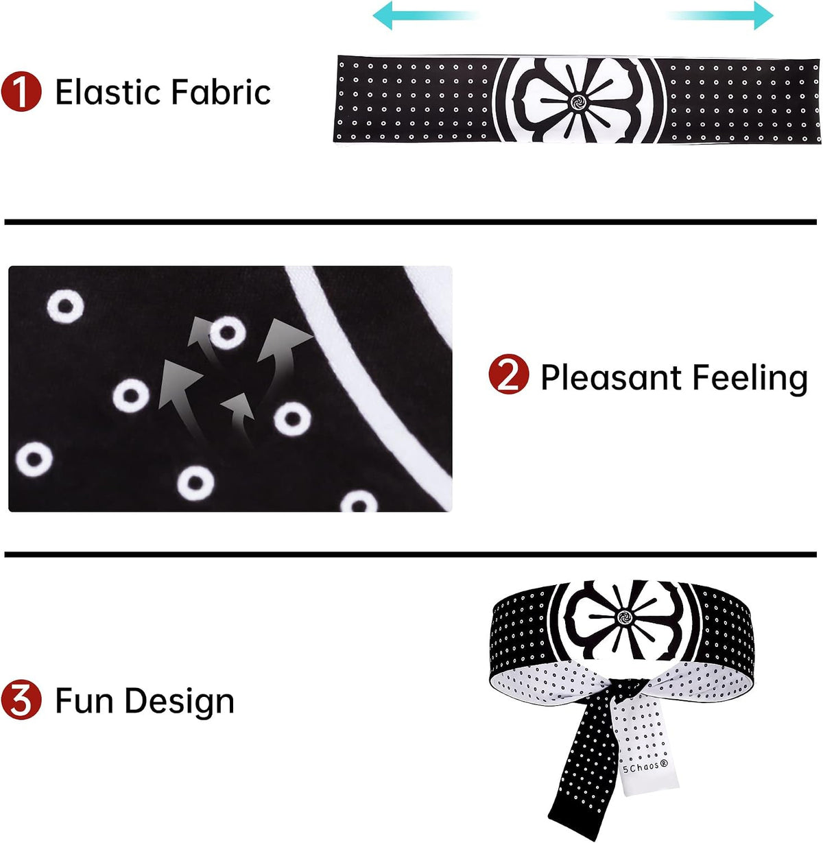 Reversible Warrior Headband Karate Kid Cobra Kai Bushido Hachimaki