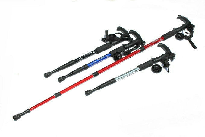 Retractable Aluminum Walking Cane - Travel Outdoor Support Stick